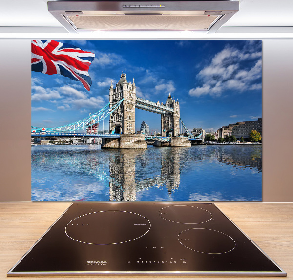 Glass splashback Tower Bridge London