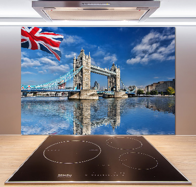 Glass splashback Tower Bridge London