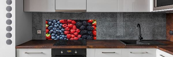 Cooker splashback Forest fruits