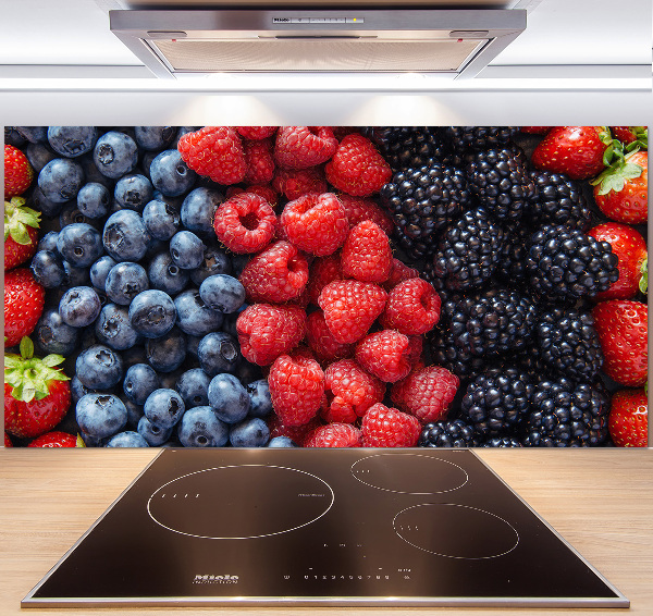 Cooker splashback Forest fruits