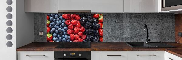 Cooker splashback Forest fruits