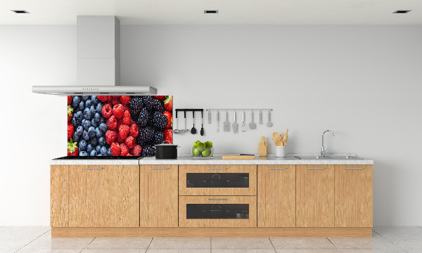 Cooker splashback Forest fruits