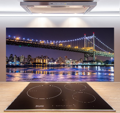 Kitchen splashback A bridge in New York