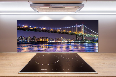 Kitchen splashback A bridge in New York