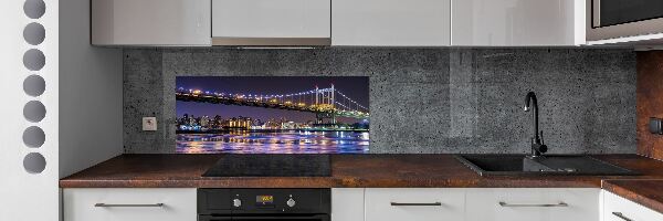 Kitchen splashback A bridge in New York