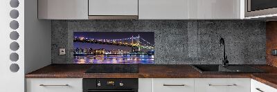 Kitchen splashback A bridge in New York