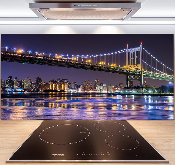 Kitchen splashback A bridge in New York