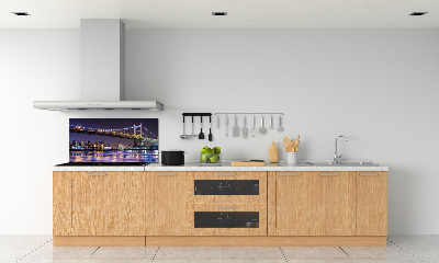 Kitchen splashback A bridge in New York