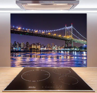 Kitchen splashback A bridge in New York