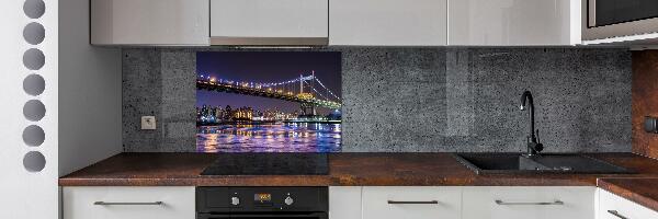 Kitchen splashback A bridge in New York