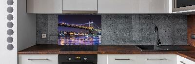 Kitchen splashback A bridge in New York