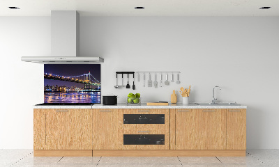 Kitchen splashback A bridge in New York