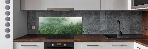 Kitchen splashback Mysterious forest