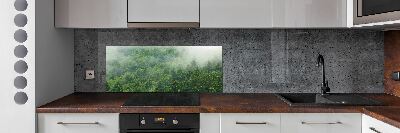 Kitchen splashback Mysterious forest