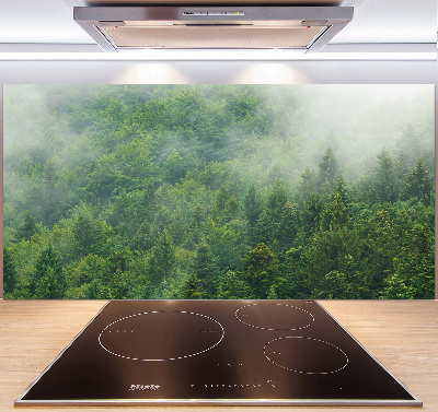 Kitchen splashback Mysterious forest