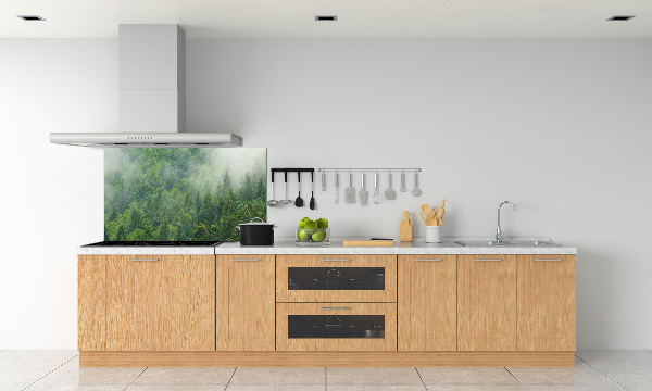 Kitchen splashback Mysterious forest