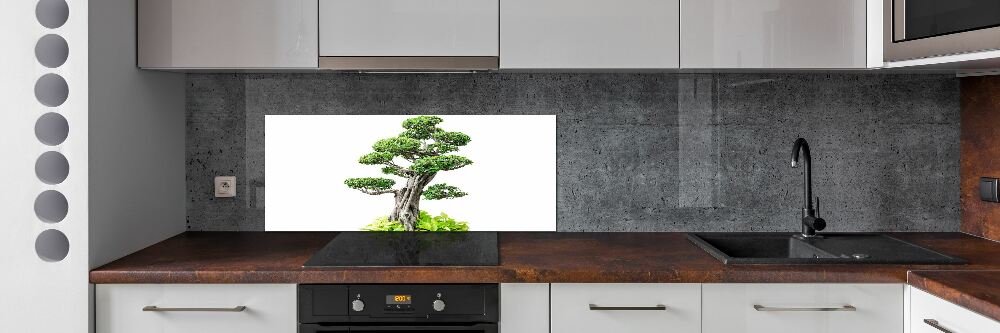 Kitchen splashback Bonsai tree