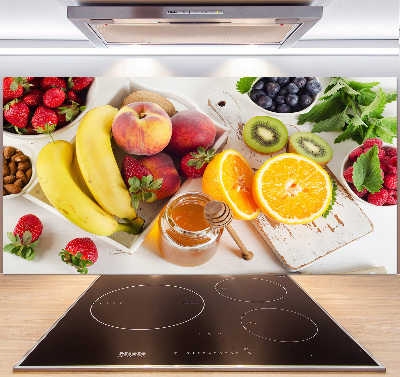 Cooker splashback Fruit and honey