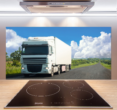 Cooker splashback White truck