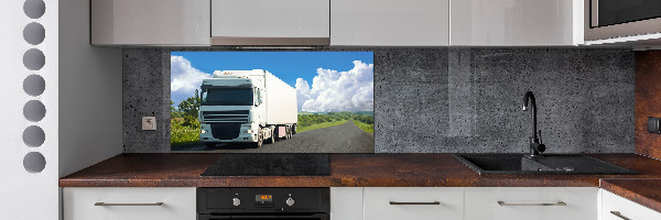 Cooker splashback White truck