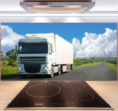 Cooker splashback White truck