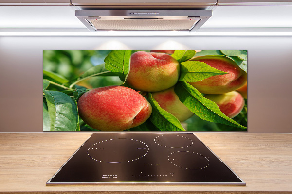 Cooker splashback Peaches