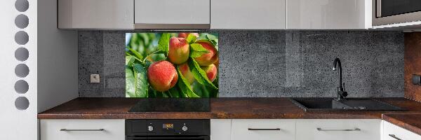 Cooker splashback Peaches