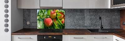 Cooker splashback Peaches