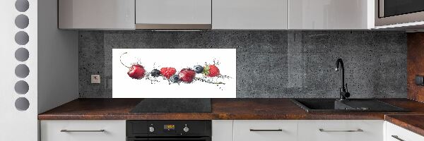 Cooker splashback Forest fruits