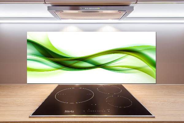 Cooker splashback Wave abstraction