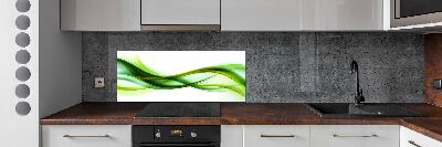 Cooker splashback Wave abstraction