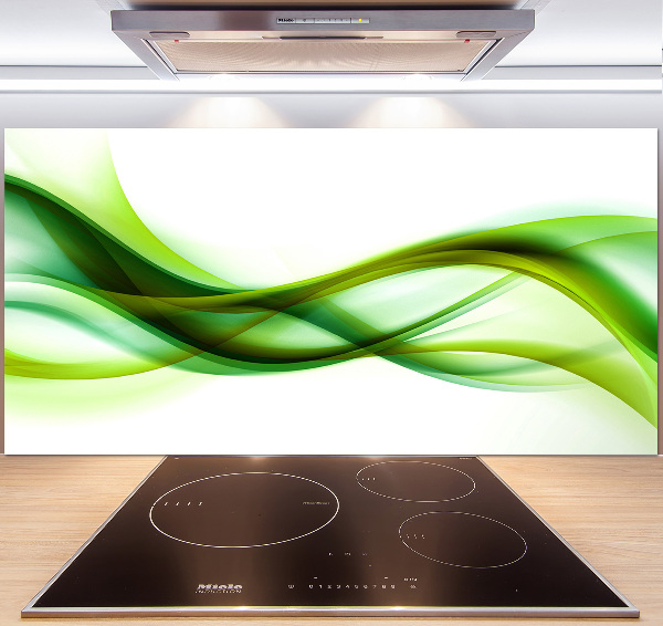 Cooker splashback Wave abstraction