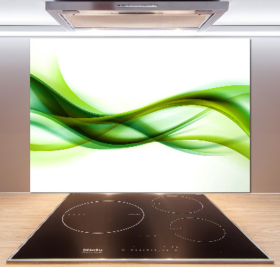 Cooker splashback Wave abstraction