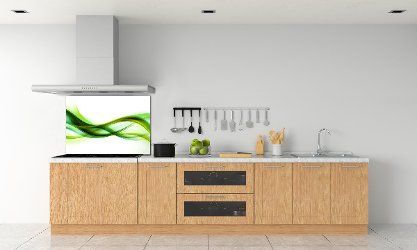 Cooker splashback Wave abstraction