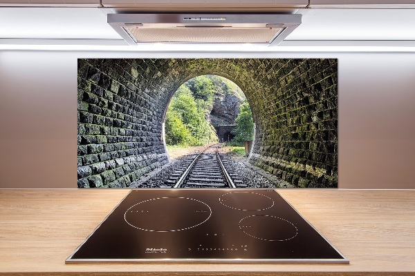 Kitchen splashback Railway tunnel