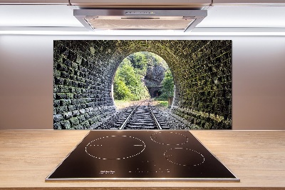 Kitchen splashback Railway tunnel