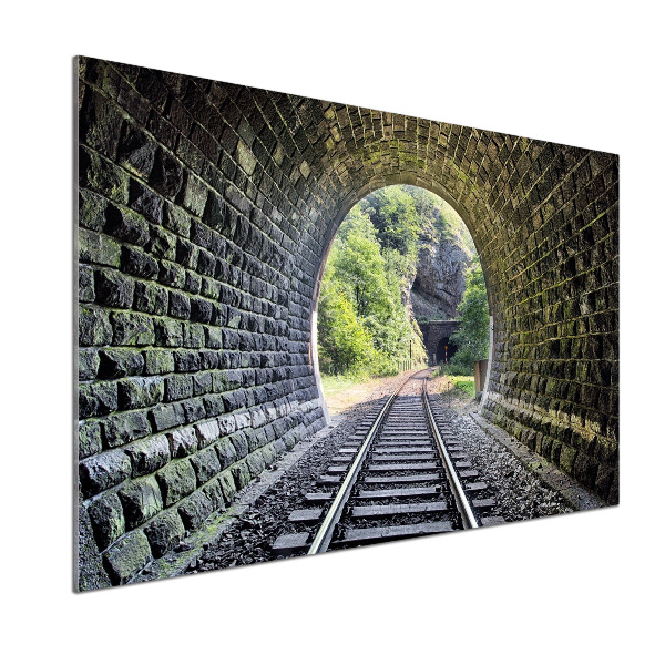 Kitchen splashback Railway tunnel