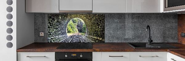 Kitchen splashback Railway tunnel