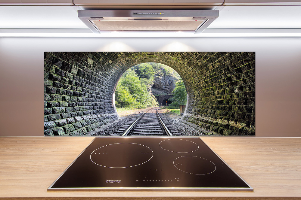 Kitchen splashback Railway tunnel