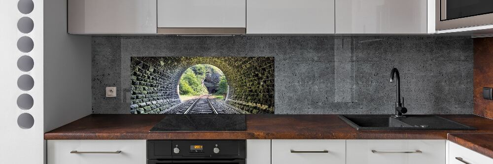 Kitchen splashback Railway tunnel