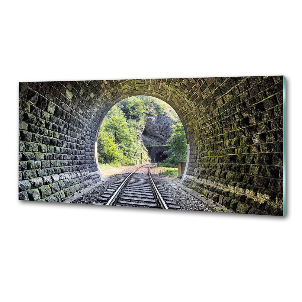 Kitchen splashback Railway tunnel