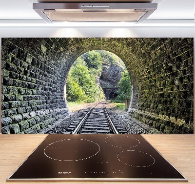 Kitchen splashback Railway tunnel