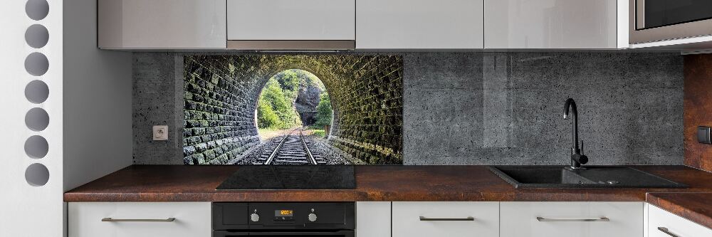 Kitchen splashback Railway tunnel