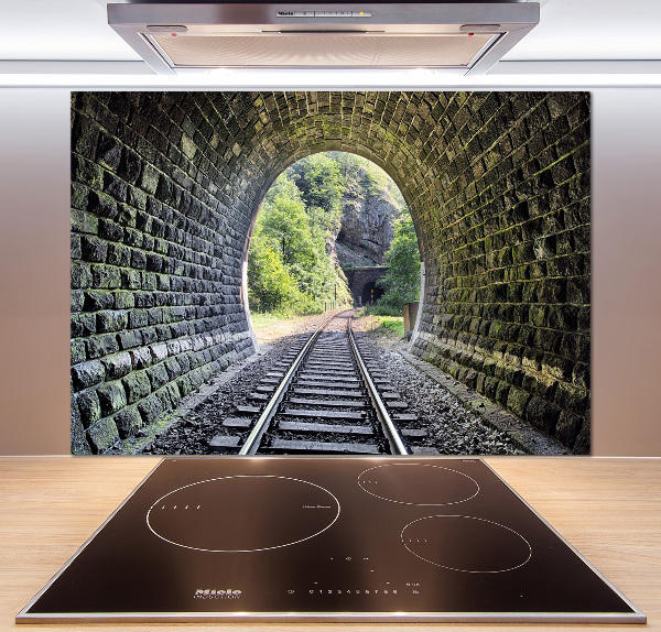 Kitchen splashback Railway tunnel