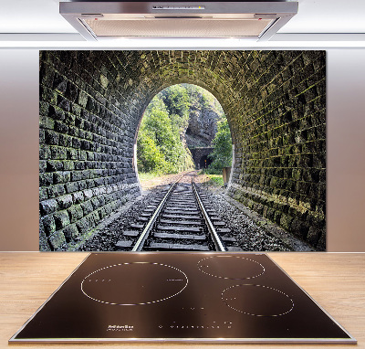 Kitchen splashback Railway tunnel