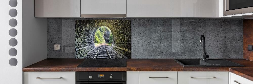 Kitchen splashback Railway tunnel