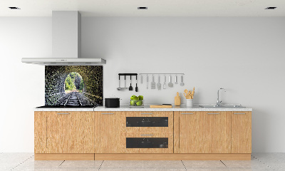 Kitchen splashback Railway tunnel