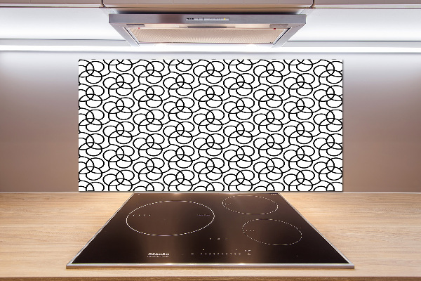 Cooker splashback Geometric background