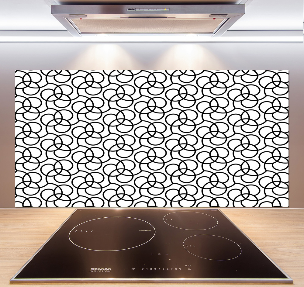 Cooker splashback Geometric background