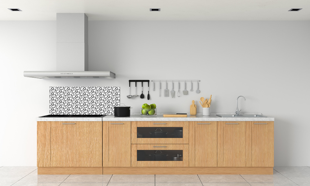 Cooker splashback Geometric background